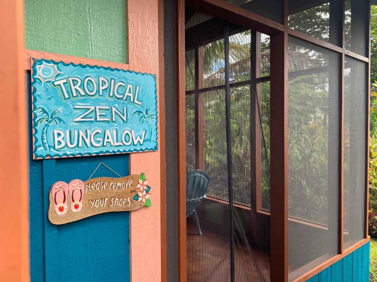 Tropical Zen Bungalow Pahoa Bagian luar foto